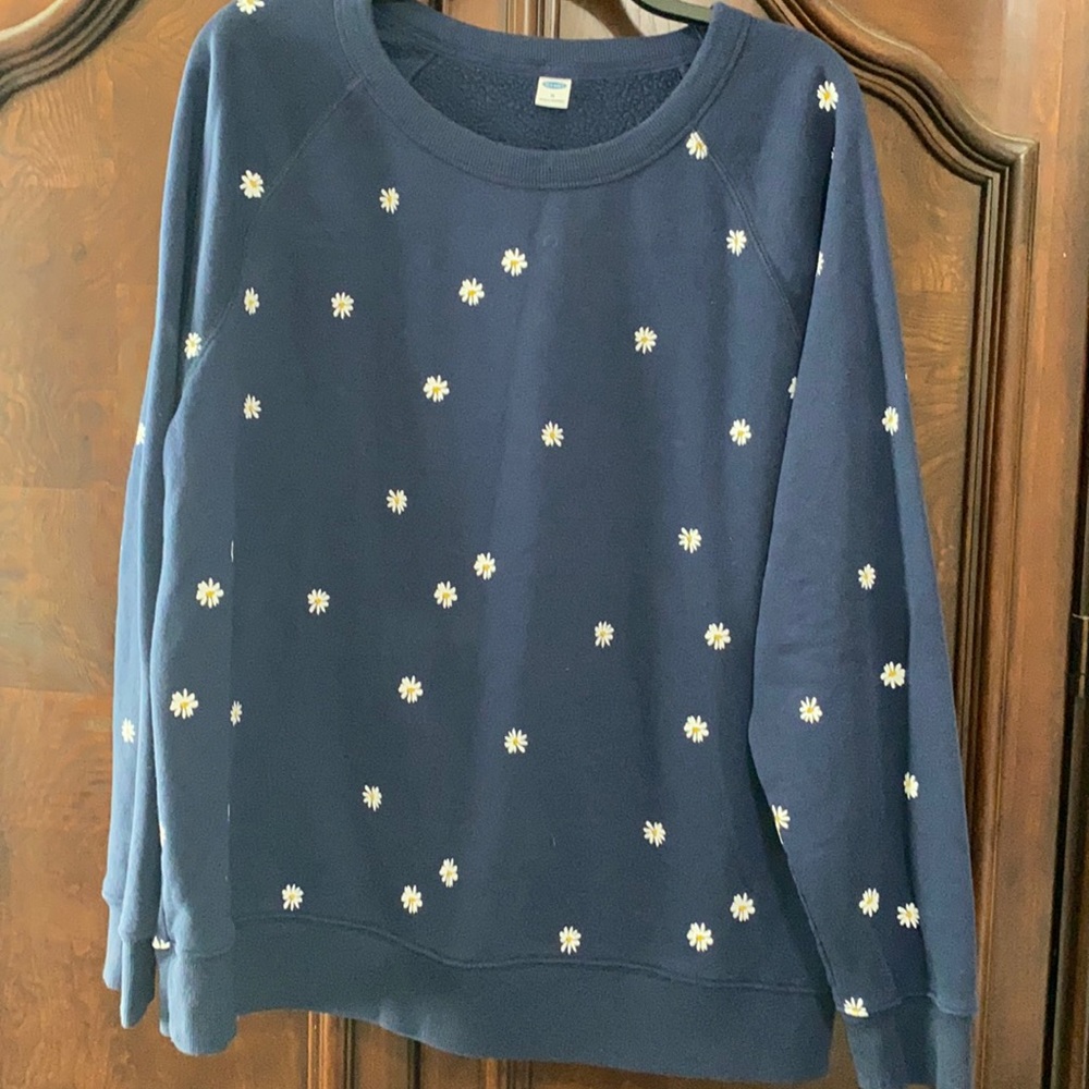 XL Old Navy flower print sweatshirt